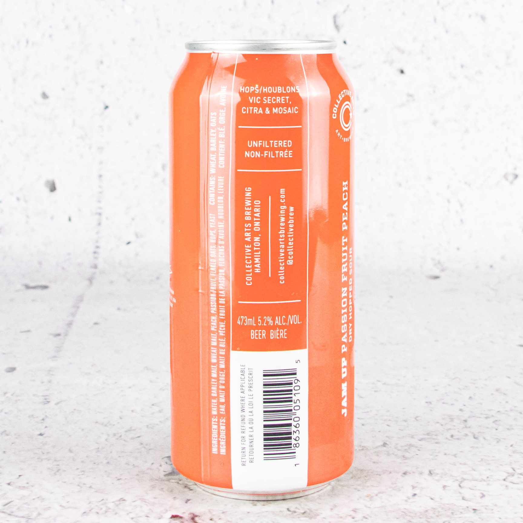 Collective Arts Jam Up W/ Passion Fruit & Peach Dry Hopped Sour