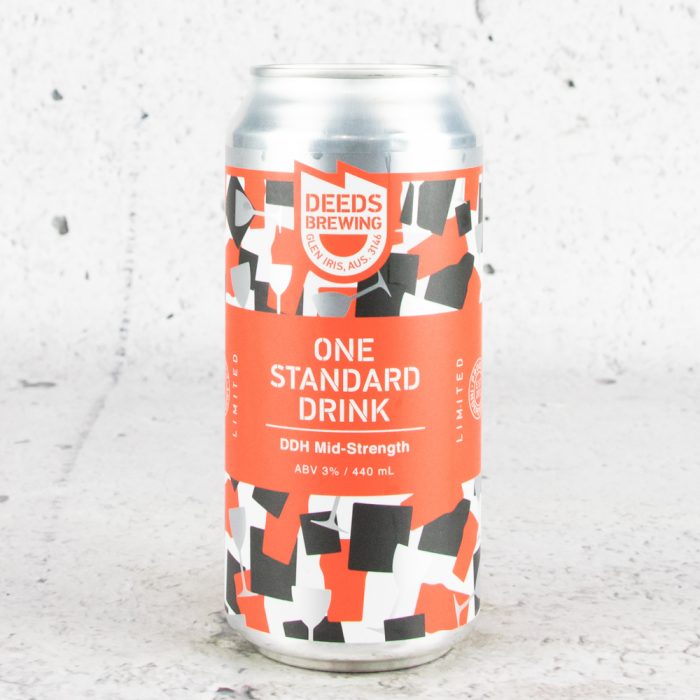 Deeds Brewing One Standard Drink DDH MidStrength