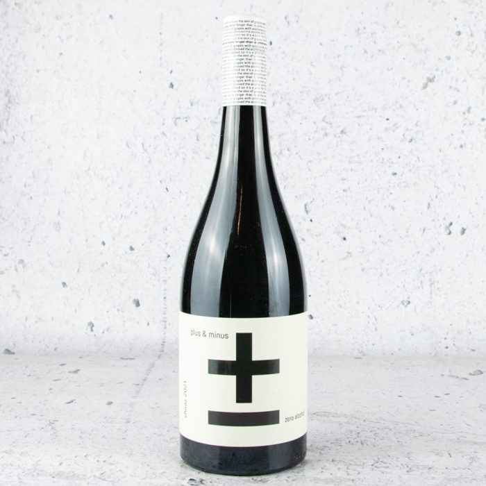 2021 Plus & Minus Zero Alcohol Shiraz