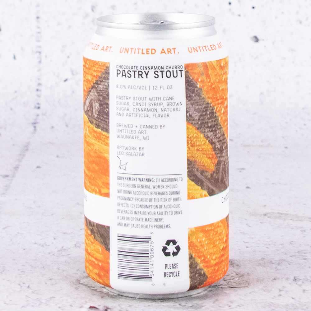 Untitled Art Chocolate Cinnamon Churro Pastry Stout