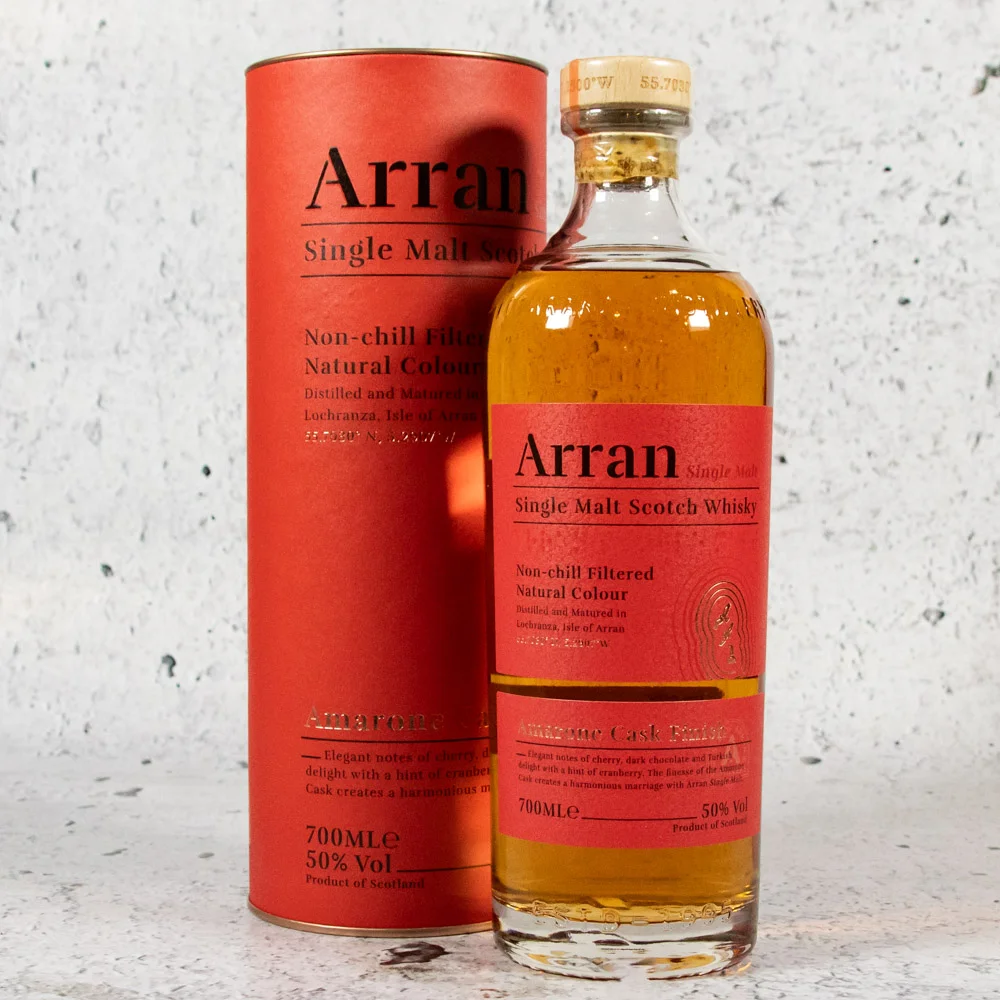Arran Single Malt Scotch Whisky Amarone Cask Finish