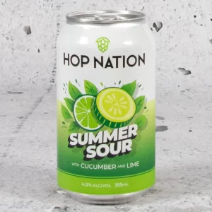 Hop Nation Summer Sour Cucumber & Lime - Mr West